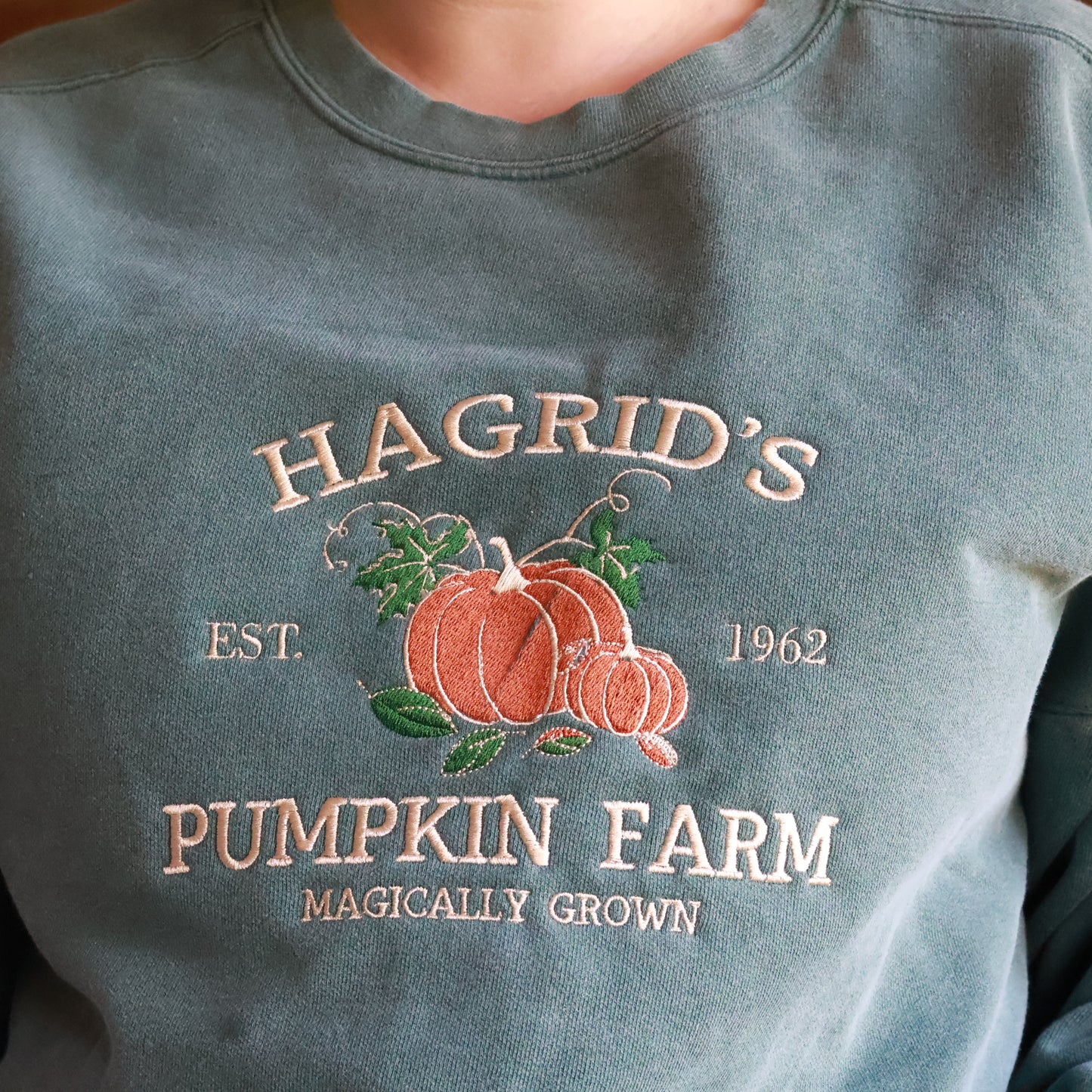 COMFORT COLORS Crewneck - ‘Hagrid’s Pumpkin Farm’