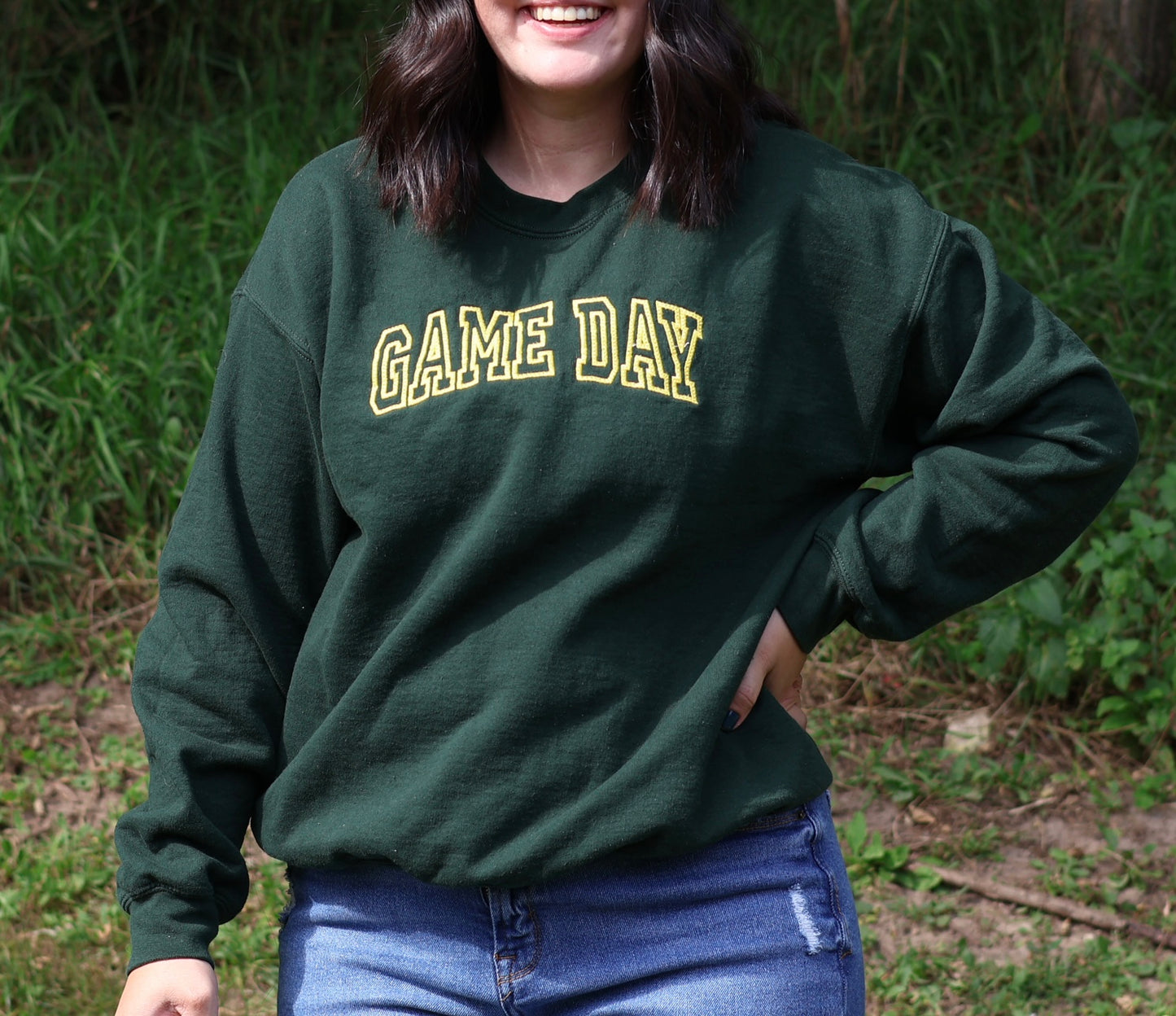 Game Day 2 Embroidered Crewneck Sweatshirt