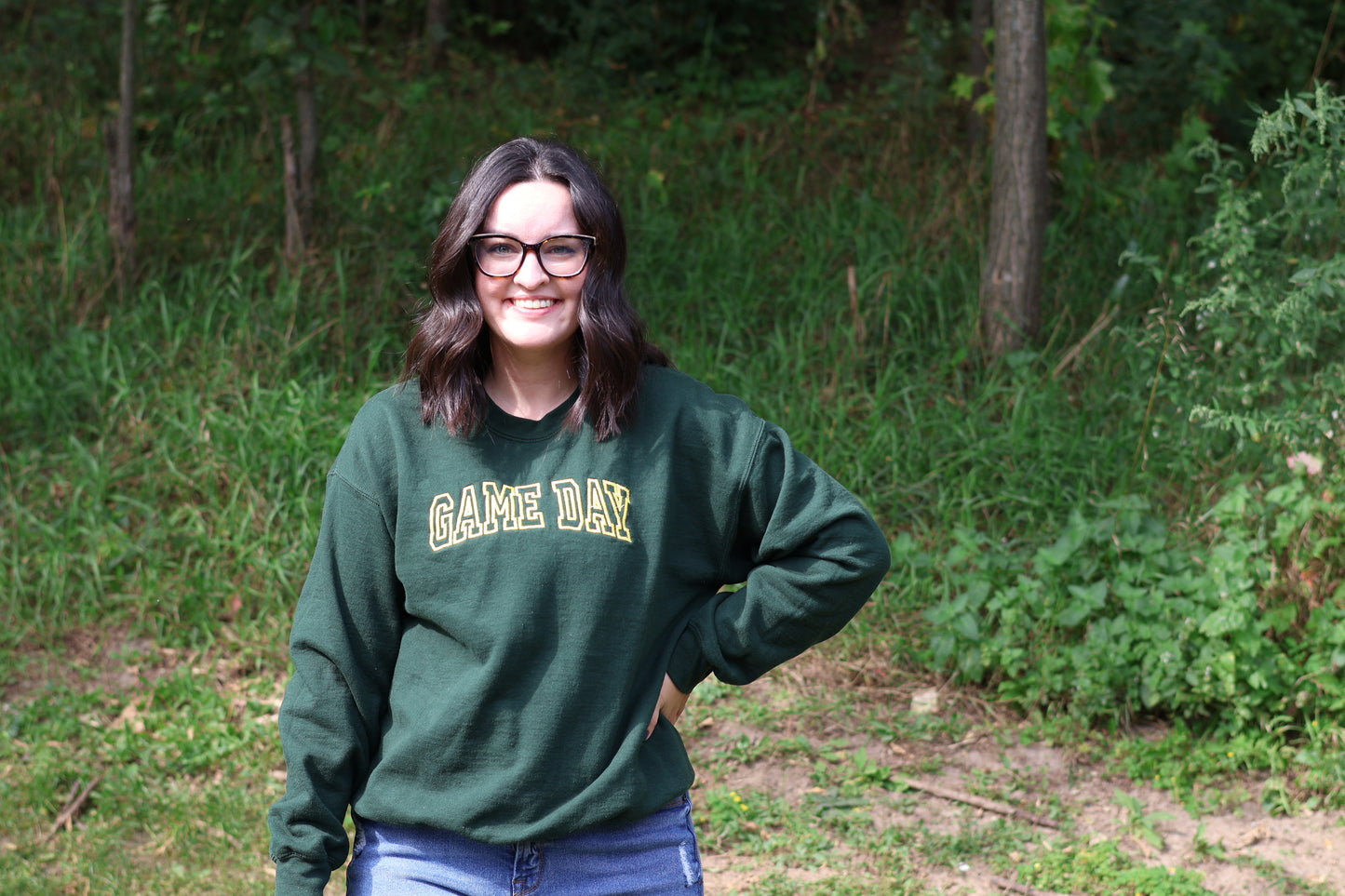 Game Day 2 Embroidered Crewneck Sweatshirt