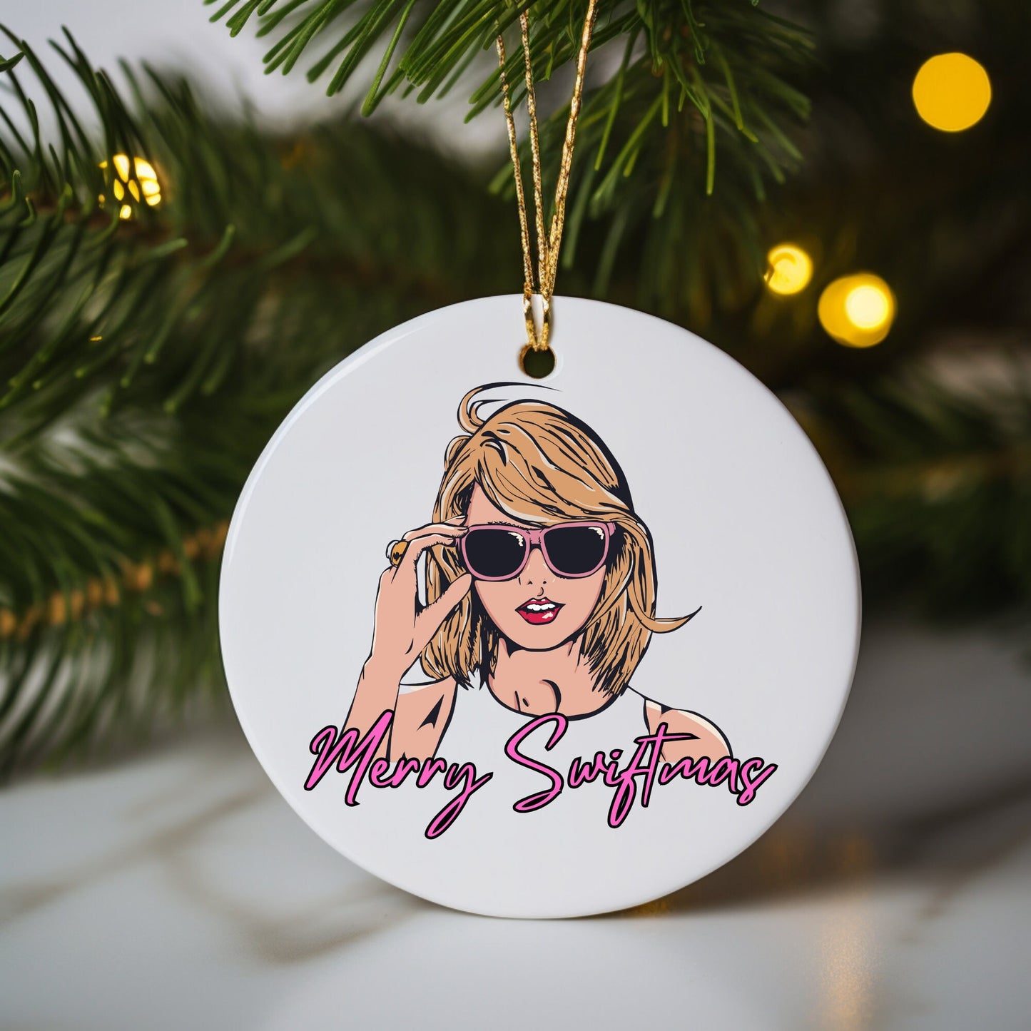 Merry Swiftmas Christmas Ornament