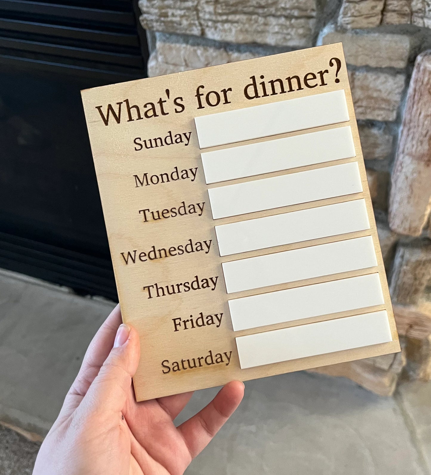 What's for Dinner Weekly Meal Planner