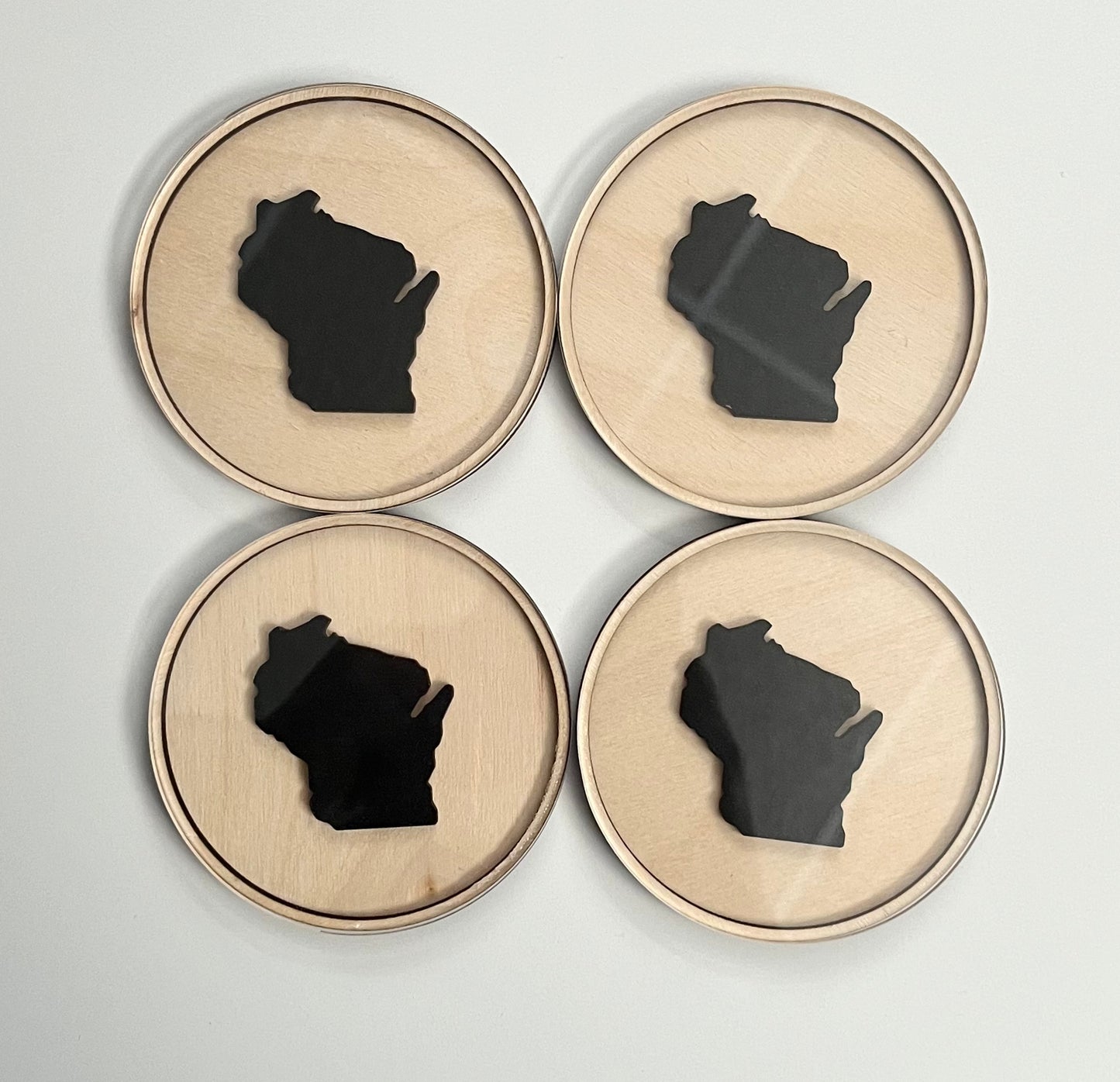Set of 4 Wisconsin Coaster