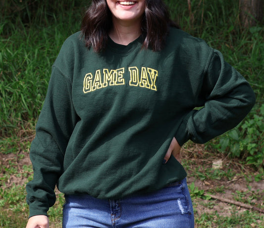 Game Day 2 Embroidered Crewneck Sweatshirt