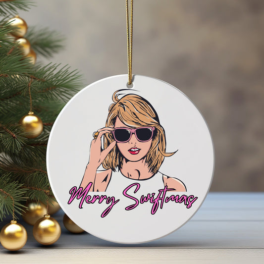 Merry Swiftmas Christmas Ornament