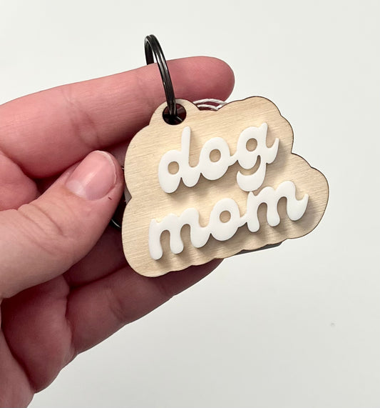 Dog Mom Keychain