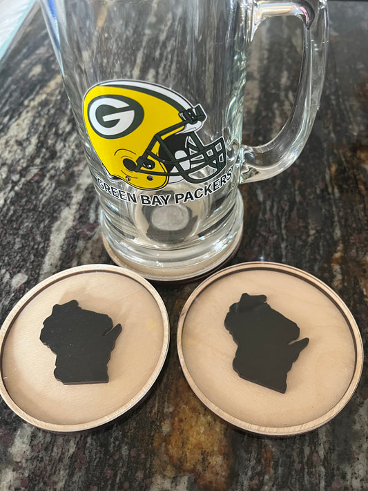 Set of 4 Wisconsin Coaster